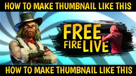 Permainan berdurasi 10 menit ini akan menempatkan kamu di pulau terpencil dimana kamu bertarung melawan 49 pemain lainnya, dengan tujuan untuk. How To Make Thumbnail For Free Fire Live Stream - Tutorial ...
