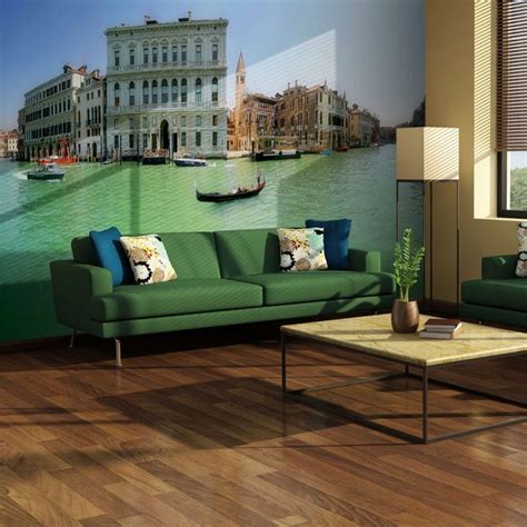 Luxury homes | interior design | home furnishings. Nappali dekoráció dizájn tapétával, Velence szerelmeseinek ...