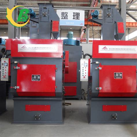 Tbq Tumble Rubber Belt Type Shot Blasting Machine Crawler Tumblast