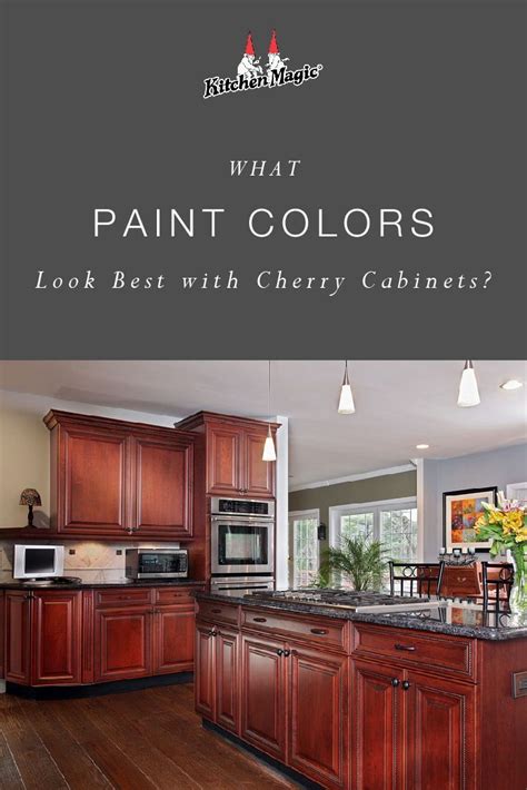 What Paint Colors Look Best With Cherry Cabinets Cherry Wood Kitchen