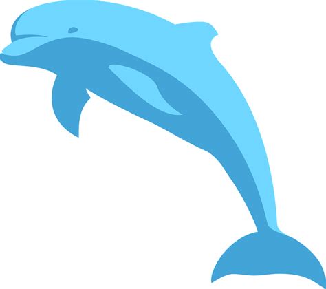 Dolphinbluejumpingfishaquatic Free Image From