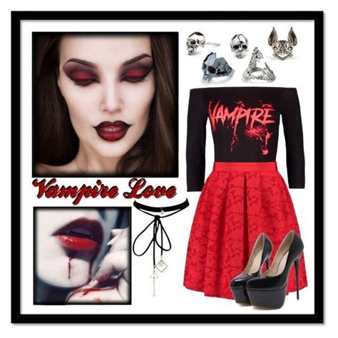 Vampire By Kirie59 Liked On Polyvore Featuring Sandro Withchic And Kasun Vampire Clothes