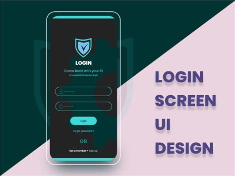 Login Screen Ui Design V With Android Code Uplabs