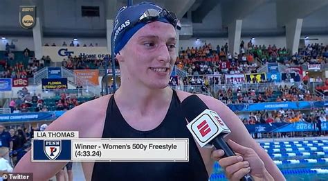 Trans Swimmer Leah Thomas Wins The 500 Yard Freestyle At The Ncaa Championships S Chronicles