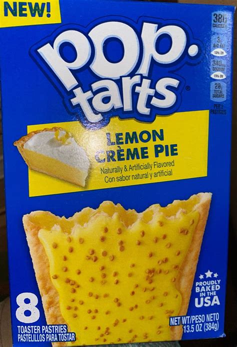 A Box Of Pop Tarts Lemon Creme Pie