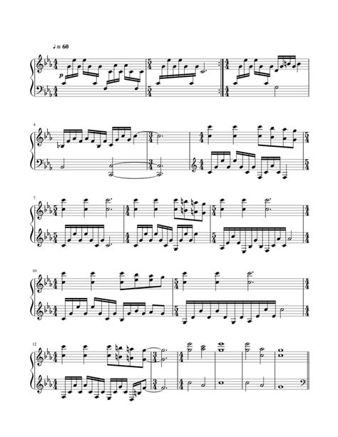 Light Of The Seven Sheet Music For Piano Solo