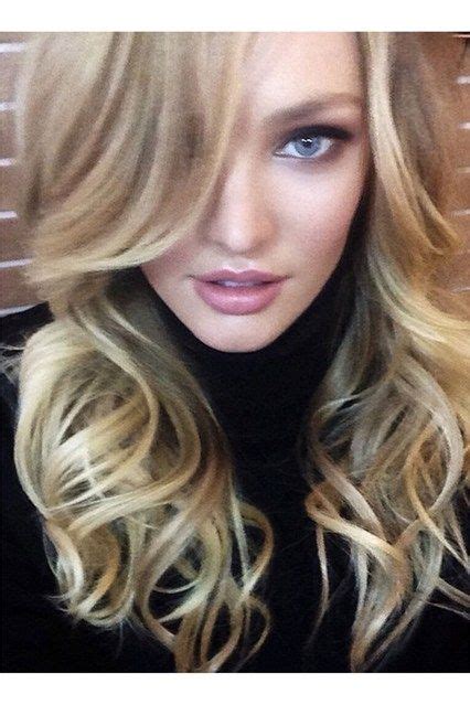 Candice Swanepoels Selfie Tips Celebrity Hair Trends Candice