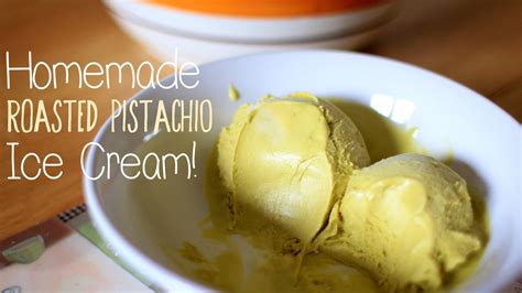 Roasted Pistachio Ice Cream Recipe