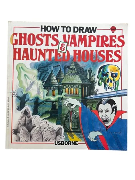 How To Draw Ghosts Vampires And Haunted Houses 1988 Fischel Sc Rare