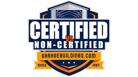 The first step is the permit process. GarageBuildings.com - Certified vs Non-Certified - YouTube