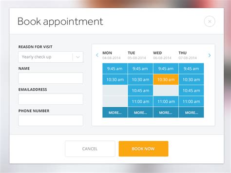 Appointment Booking Website Template Free Ad Create A Website For Free