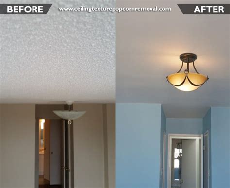 So, those unsightly popcorn ceilings are gone thanks to lots of scrapage (tutorial here) and arm strength but now what? How To Finish A Ceiling After Removing Popcorn ...