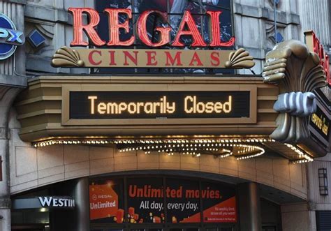 Regal Cinemas Set To Reopen Theaters Next Month News