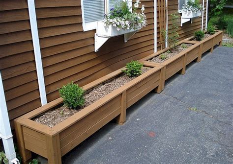 Easy DIY Wooden Planter Box Ideas For Beginners Freshouz Home Architecture Decor Garden
