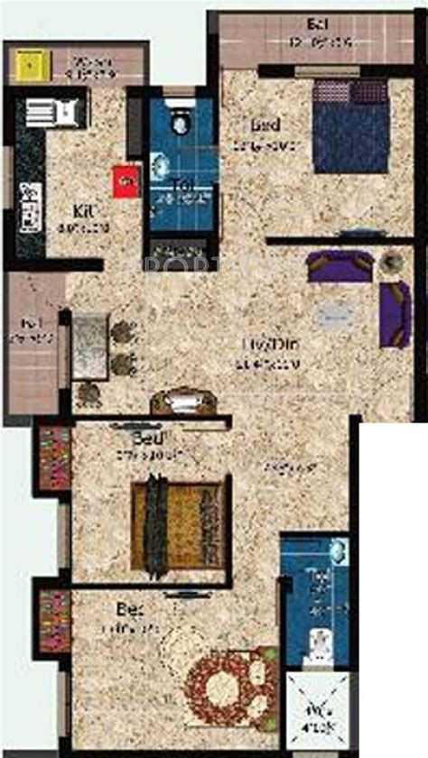 1239 Sq Ft 3 Bhk 2t Apartment For Sale In Sumeru Housing Sahana