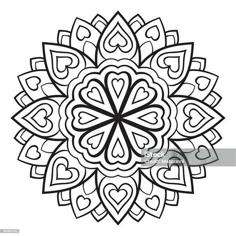 Vector Simple Mandala Stock Vector Art And More Images Of Abstract