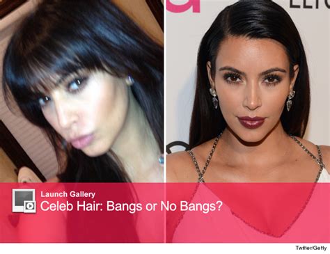 Kim Kardashian Gets Bangs Which Sister Is More Bangin