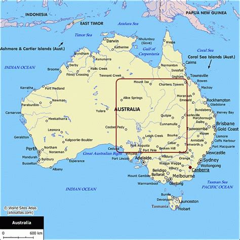 Map Of Australia Australian Maps For Your Trip Planning