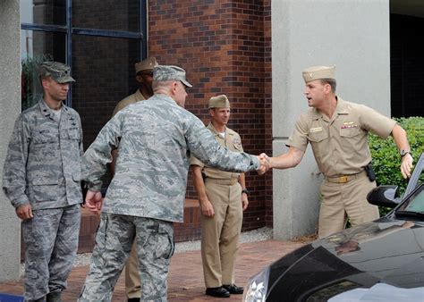 Navy Region Southeast Commander Visits Jb Charleston Joint Base