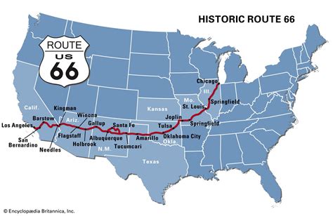 Route 66 Construction Popular Culture And Facts Britannica