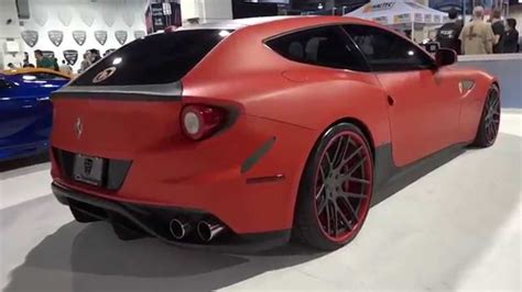 2013 Ferrari Ff Matte Red Walkaround Youtube