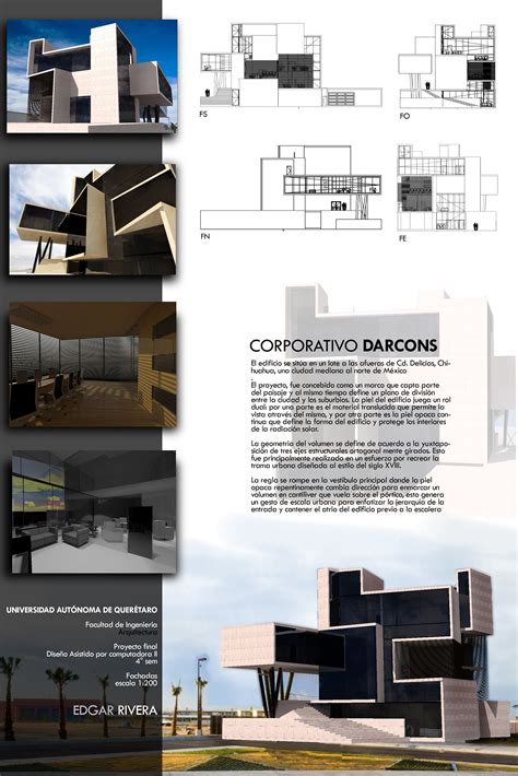 Darcons Laminas De Presentacion Arquitectura Laminas De Arquitectura