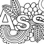 adult coloring page    hole  swear word coloring book