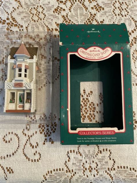 1986 Vintage Hallmark Christmas Candy Shoppe Nostalgic Houses Keepsake