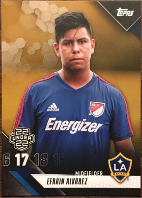 On 2 august 2017, he signed with la galaxy of the united soccer league. Future Watch: Efrain Alvarez Rookie Soccer Cards, LA Galaxy