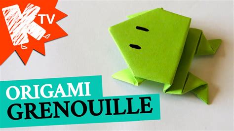 Grenouille en papier - Origami facile - YouTube