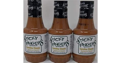 Sticky Fingers Carolina Classic Barbeque Sauce Bundle 3