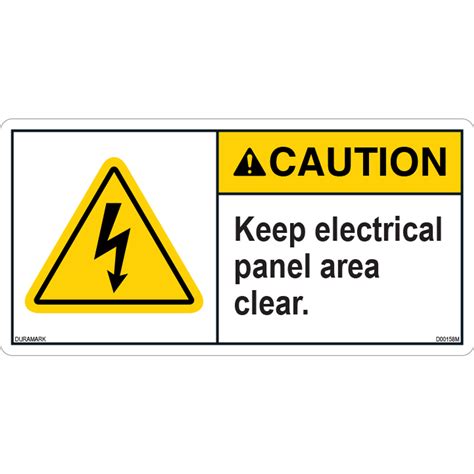 Electrical Safety Labels Decals And Stickers Duramark Technologies