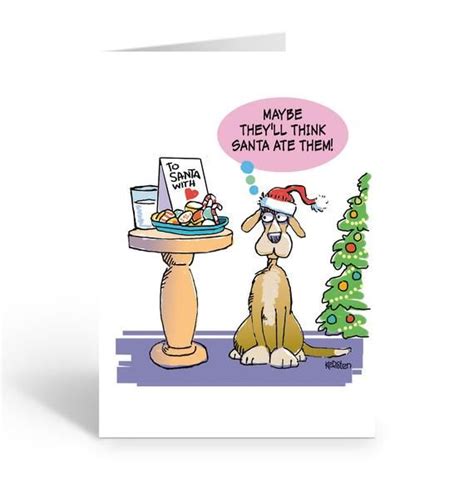 Funny Dog Christmas Card Variety Pack 16 Dog Christmas Cards And 25