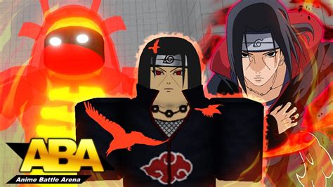 New Itachi Uchiha Character From Naruto In Anime Battle Arena Roblox