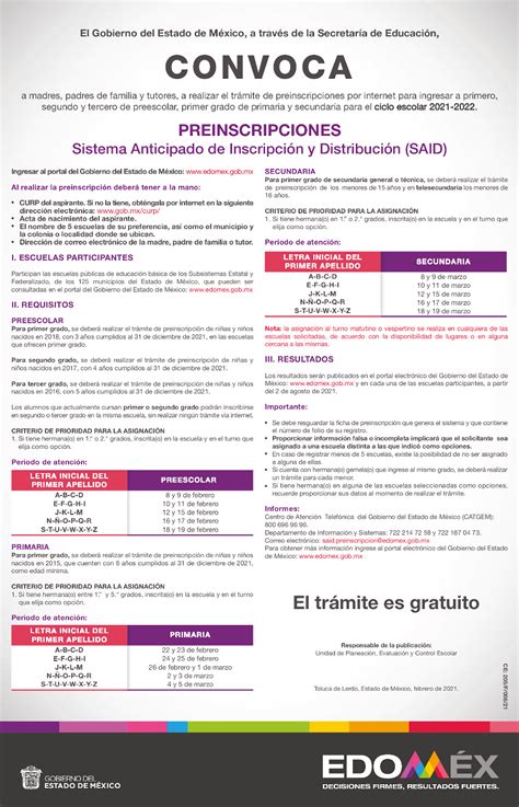 Alberto martín briega, padre de un alumno de 4º de secundaria. Convocatoria SAID EdoMex 2021. Preinscripción preescolar ...