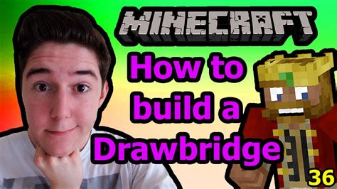 How To Build A Drawbridge Minecraft 36 Youtube