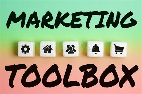 Inspiration Showing Sign Marketing Toolbox Conceptual Photo Means In