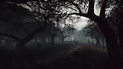 1080p Graveyard Raining Wallpapers Background Animated Foggy
