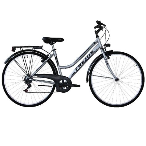 Check spelling or type a new query. BICI 28" TREKKING DONNA FREJUS 6 VELOCITÀ •ARGENTO/NERO ...