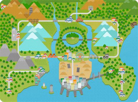 I used nintendo's platinum detailed map as a reference. hoenn map | Tumblr