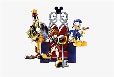 Download Throne Kingdom Hearts Sora Artwork Hd Transparent Png