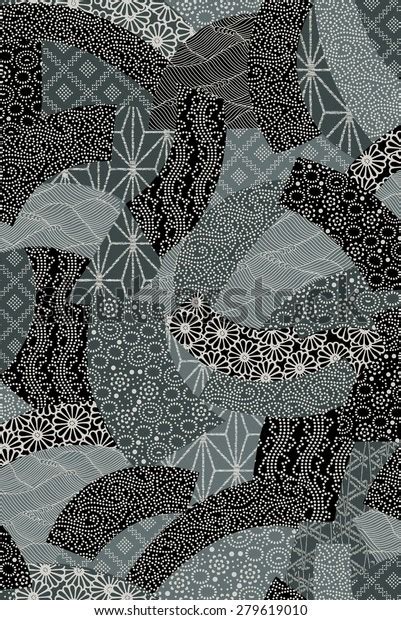 Japanese Tradition Pattern Stock Vector Royalty Free 279619010