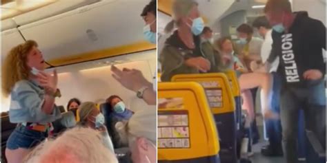 Videos Show A Woman Kicking Spitting At And Pulling The Hair Of Airline Passengers After Being