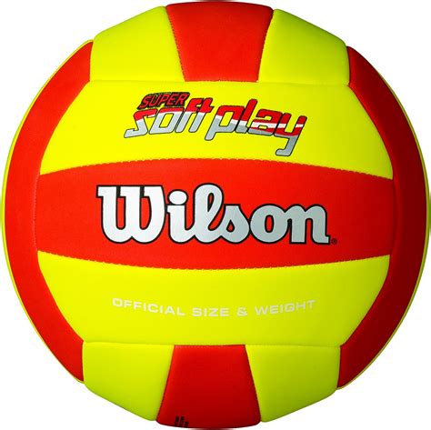Wilson Volleyball Outdoor For Beginners Super Soft Play Redyellow