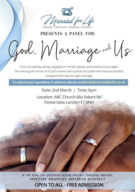 God Marriage And Us Graphic Design Flyer Marriage Seminars Flyer Design