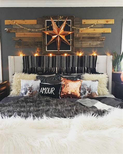 Rustic Boho Glam Master Bedroom By Blissfully Eclectic