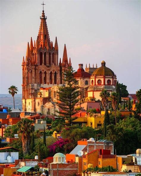 Otra Vista Catedral San Miguel De Allende Guanajuato Mexico Travel