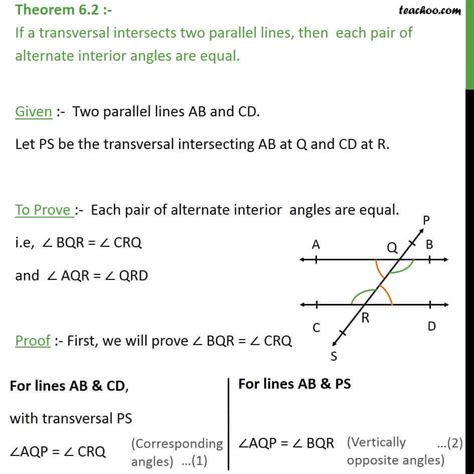 Definition Of Alternate Interior Angles In Geometry