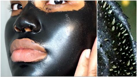 first time using a black peel off mask shills เนื้อหาเกี่ยวกับความงามด้วยตนเองมีประโยชน์มาก
