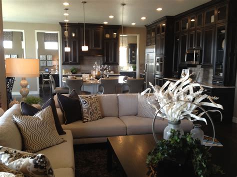 Dark Kitchen Light Living Room Homedecorations